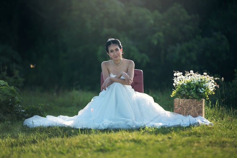 Vintage Inspired Wedding Gown